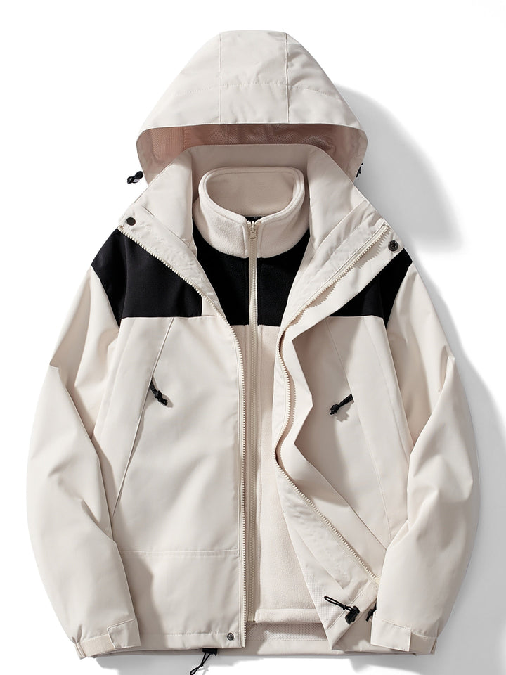 Manteau Polaire 3-en-1 Victoire | Capuche, Chaud Femme 4