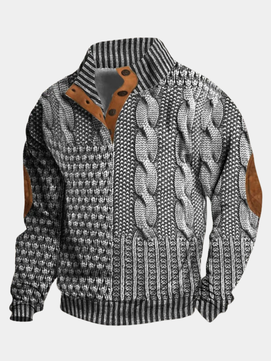 Pullover en Tricot à Motif Antoine Homme | Chaud et Unique 0