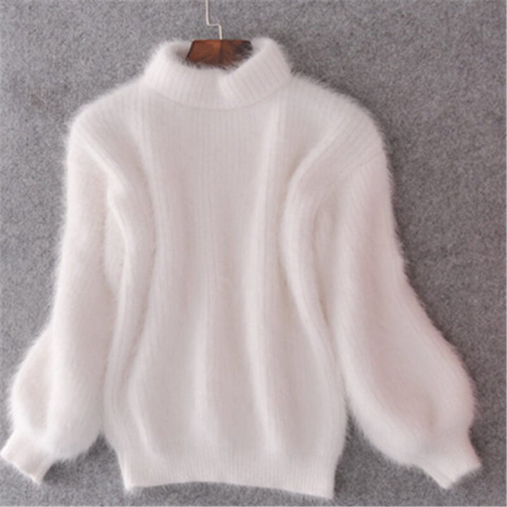 Pull Tricoté Lâche Emilie - Blanc