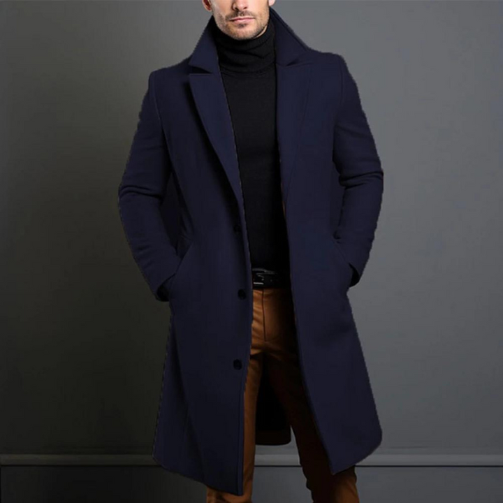 Manteau en Laine Antoine | Coupe Ajustée et Col Structuré Homme 3