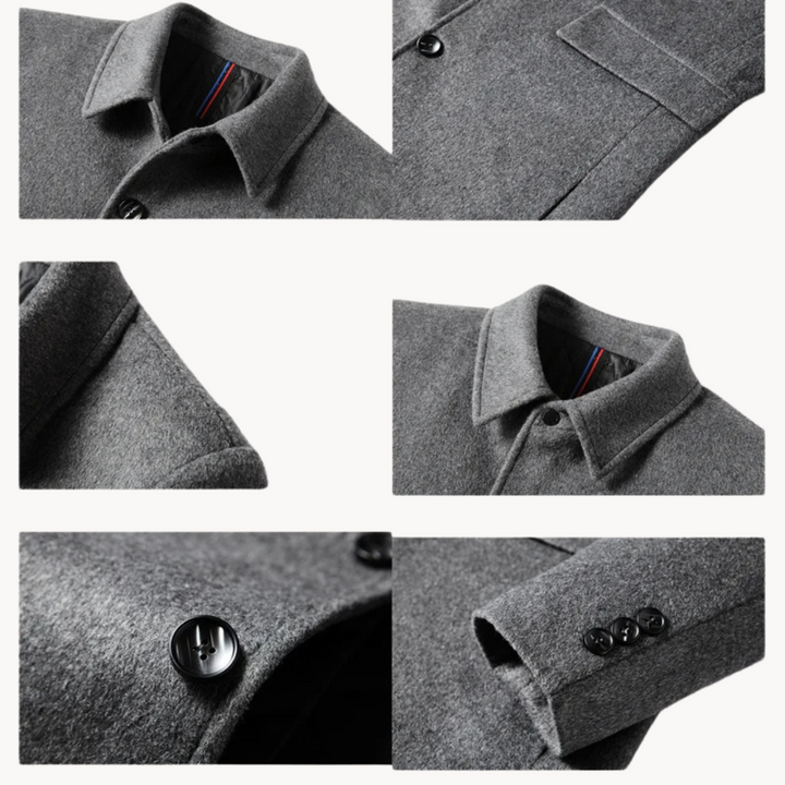 Manteau de Laine Classique Louis | Homme, Coupe Intemporelle, Chaud 4