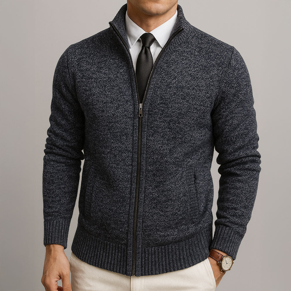 Cardigan en Laine Hugo | Homme, Coupe Sur Mesure, Mérinos 1