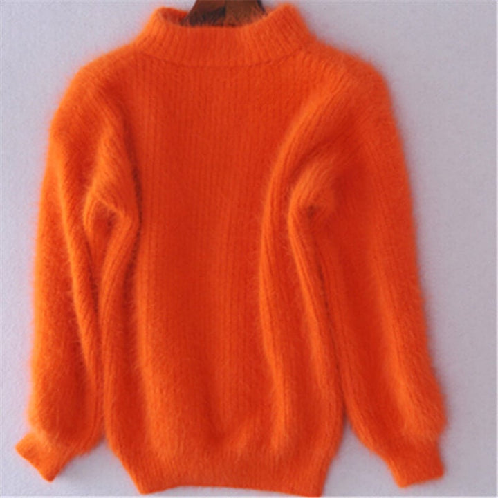 Pull Tricoté Lâche Emilie - Orange