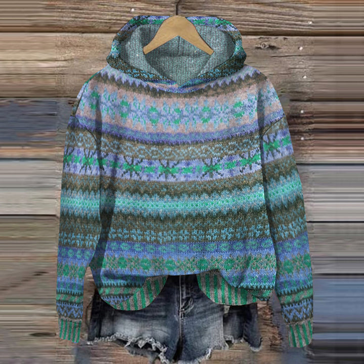 Pull Nordique Sarah Femme | Maille Chaude, Motifs Traditionnels 2