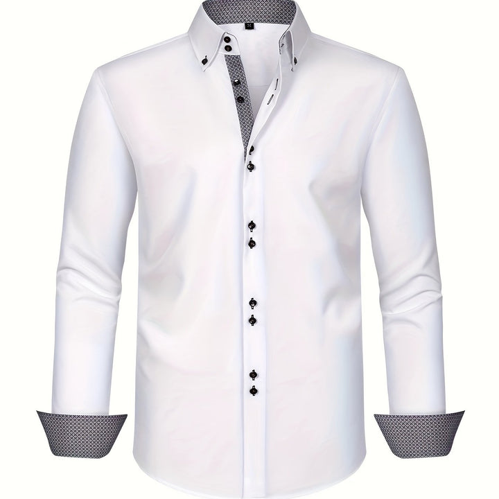 Chemise élégante Arthur Homme | Détails contrastés, coupe légère 6
