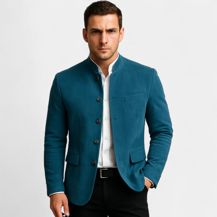 Blazer Celvon Homme | Effet Daim, Coupe Ajustée, Idéal Casual Chic 3