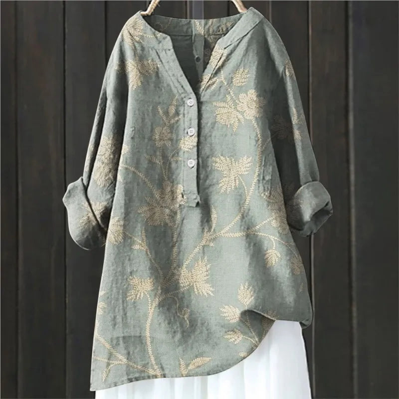 Blouse Brina Femme | Motif Fleuri, Coupe Ample & Fluide 2