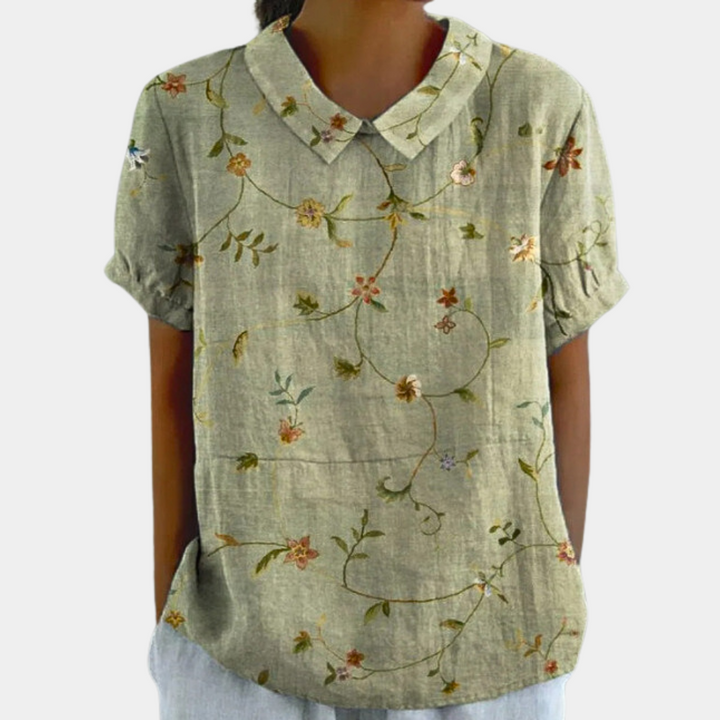 Blouse Harper | Col Peter Pan, style vintage et léger 1