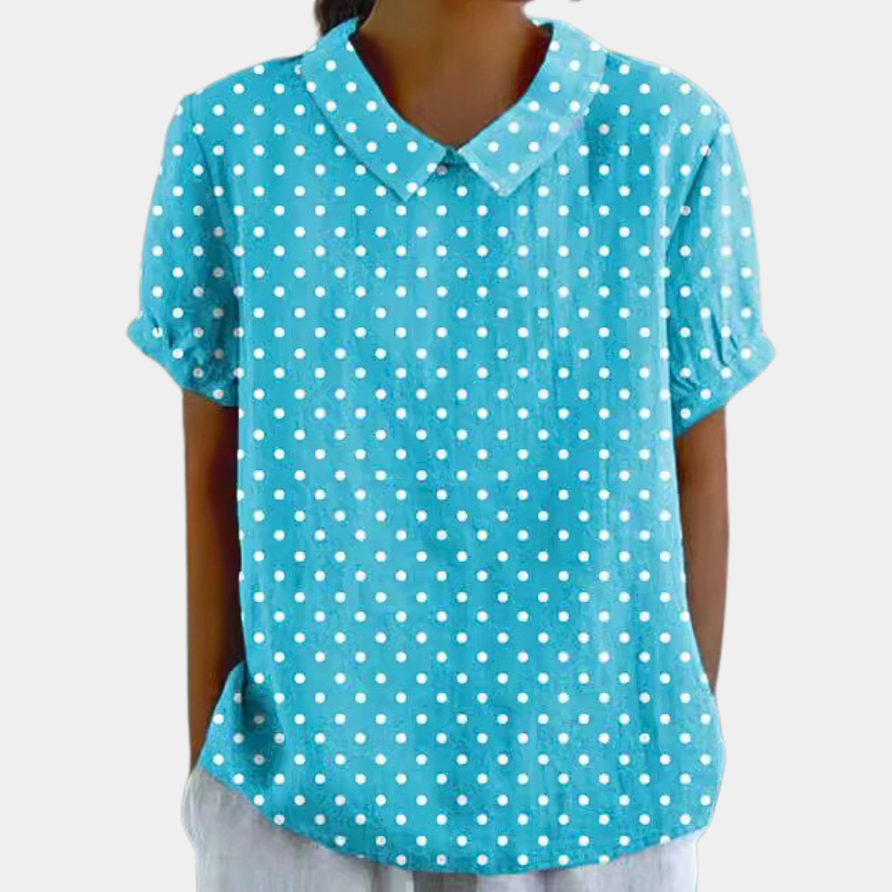 Blouse Harper | Col Peter Pan, style vintage et léger 2