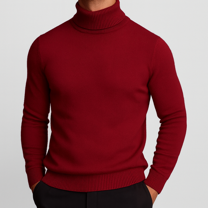 Pull Col Roulé Dolcevita Nicolas Homme | Chaud et Élégant 5