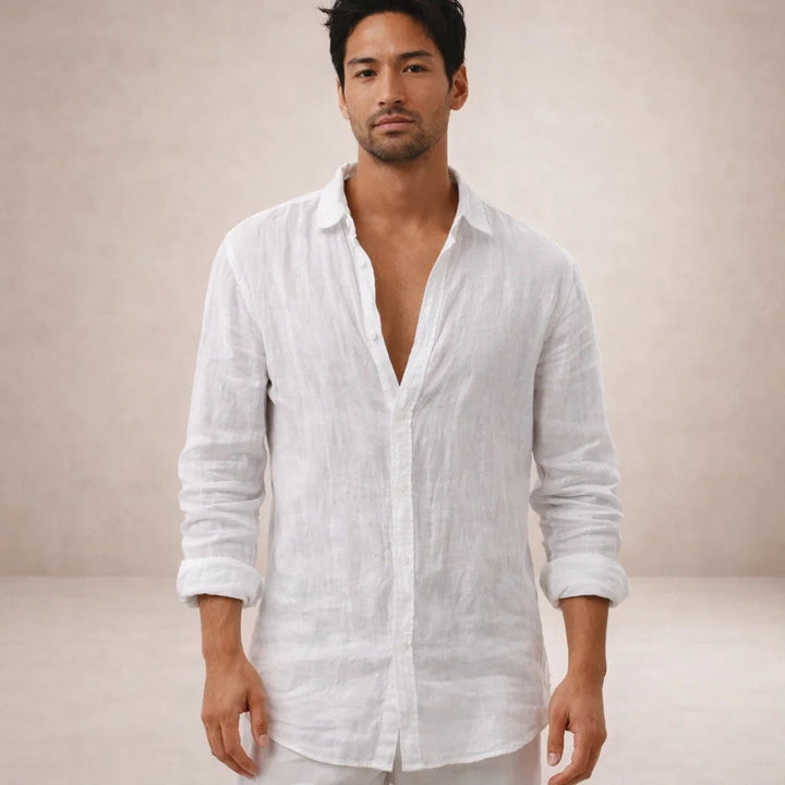 Chemise Noé | Chemise en Lin Léger à Coupe Regular pour Homme 3