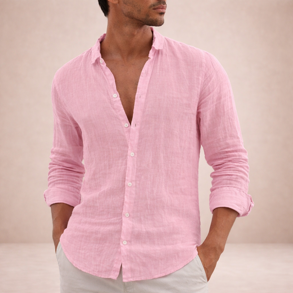 Chemise Noé | Chemise en Lin Léger à Coupe Regular pour Homme 4