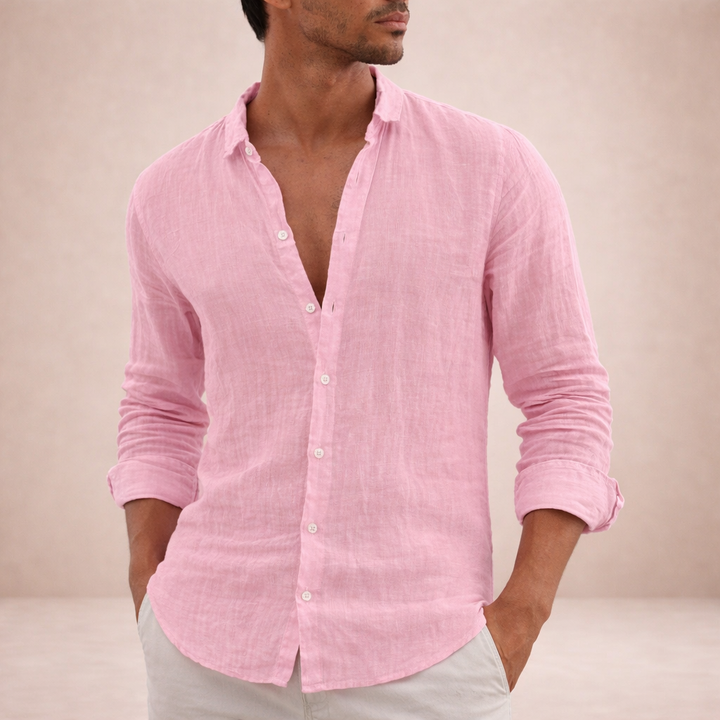 Chemise Noé | Chemise en Lin Léger à Coupe Regular pour Homme 4