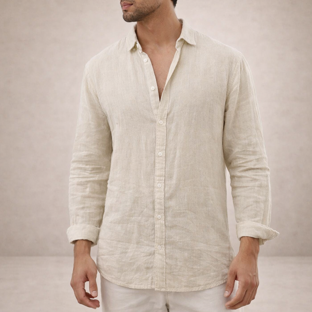 Chemise Noé | Chemise en Lin Léger à Coupe Regular pour Homme 8