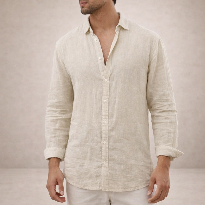 Chemise Noé | Chemise en Lin Léger à Coupe Regular pour Homme 8