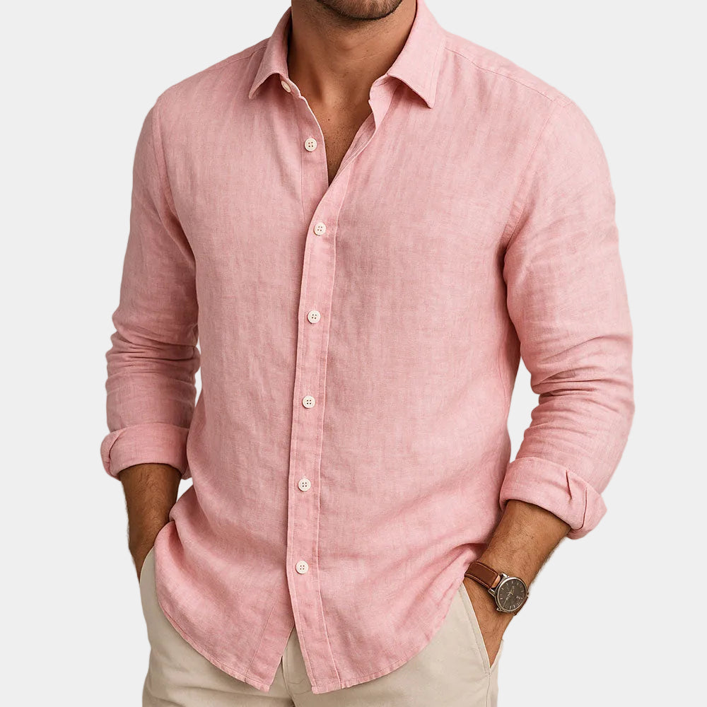 Chemise homme Hugo | Manches longues en 100% coton, col boutonné 0