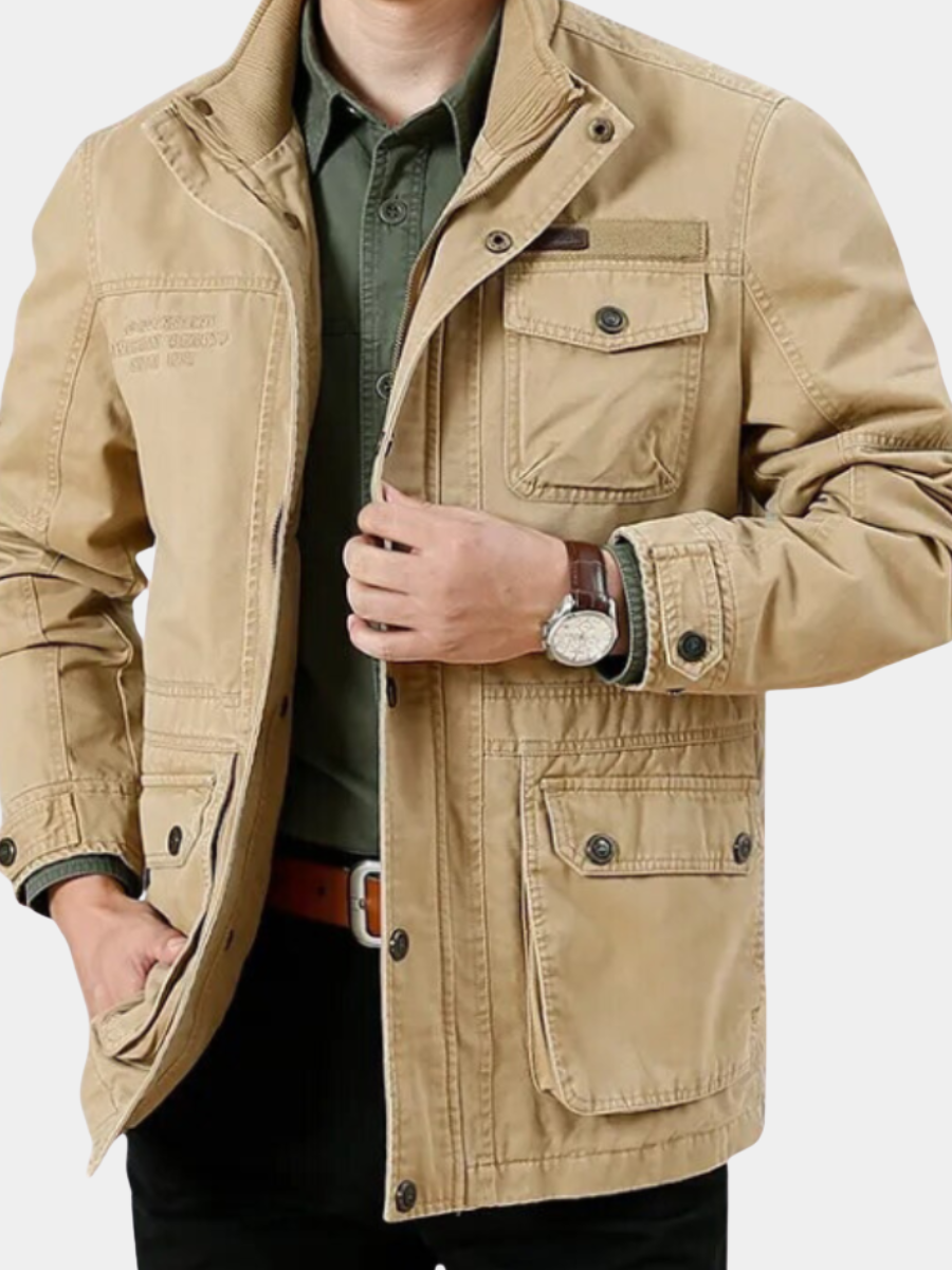 Veste Fonctionnelle en Coton Antoine | Homme, Multipoches 0