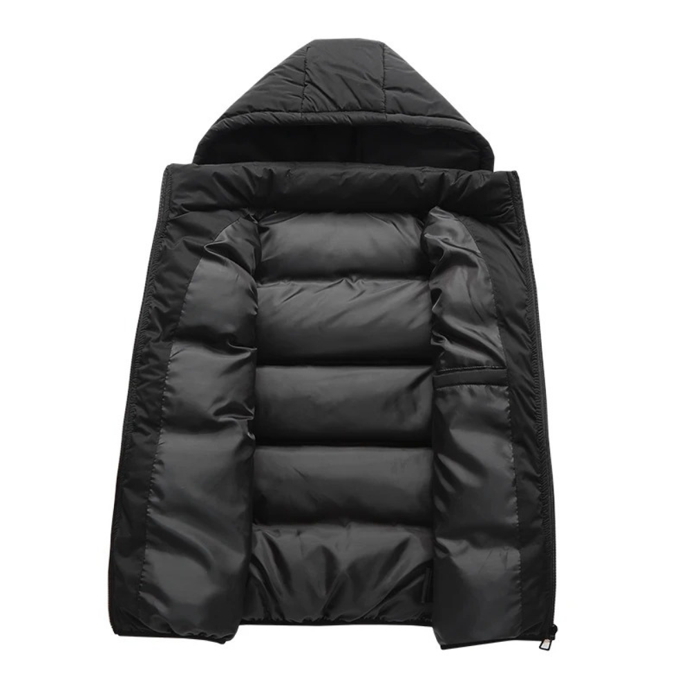 Doudoune Longue Femme Isolante avec Capuche Amovible en Duvet Recyclé – Protection Optimale Contre le Froid 2