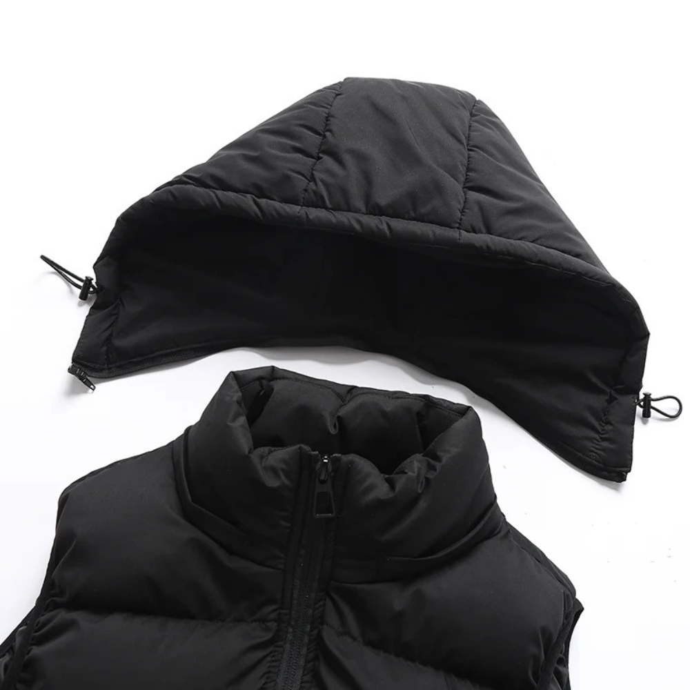 Doudoune Longue Femme Isolante avec Capuche Amovible en Duvet Recyclé – Protection Optimale Contre le Froid 7