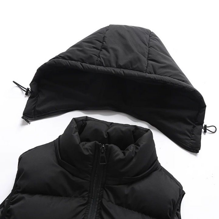 Doudoune Longue Femme Isolante avec Capuche Amovible en Duvet Recyclé – Protection Optimale Contre le Froid 7