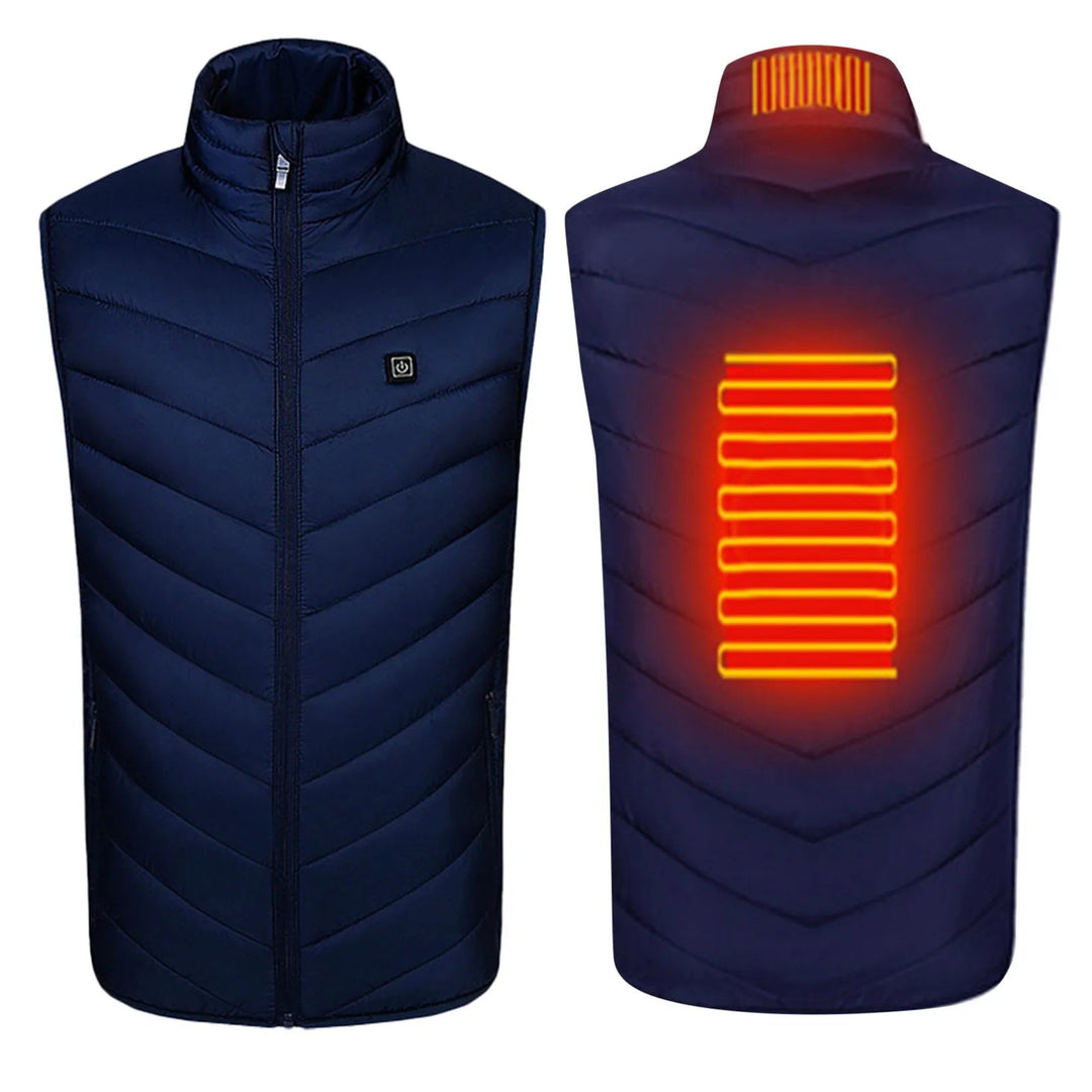 Gilet Chauffant Slim avec Doublure Polaire, 3 Niveaux de Chaleur Réglables, USB Rechargeable, Coupe-Vent et Hydrofuge - Homme/Femme 2