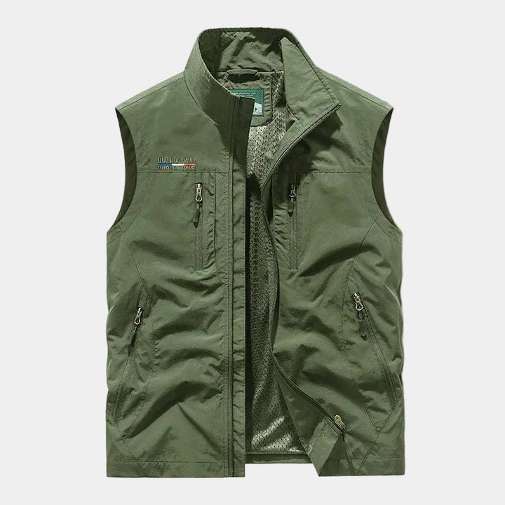 Gilet Zippé Hugo | Col Montant & Poches Zippées pour Homme 4