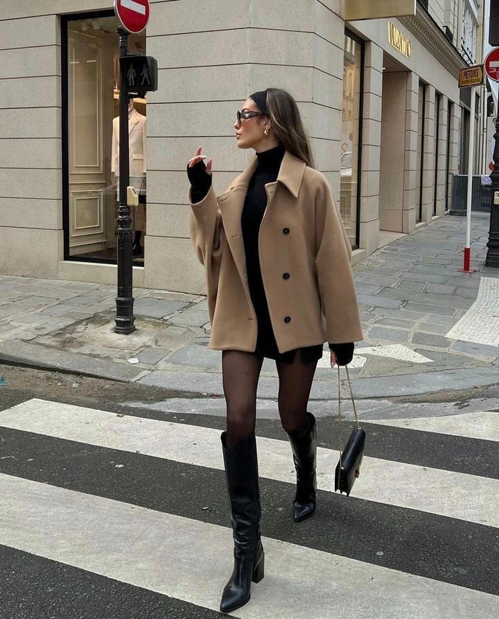 Manteau en Laine Oversize Amélie Femme, vue produit