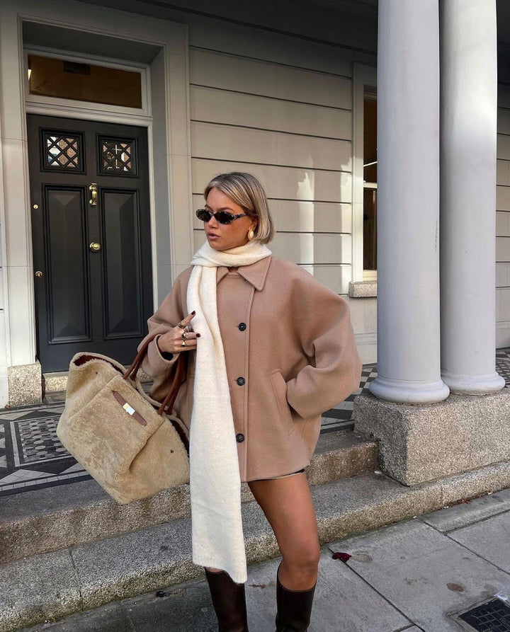 Manteau en Laine Oversize Amélie Femme, vue produit