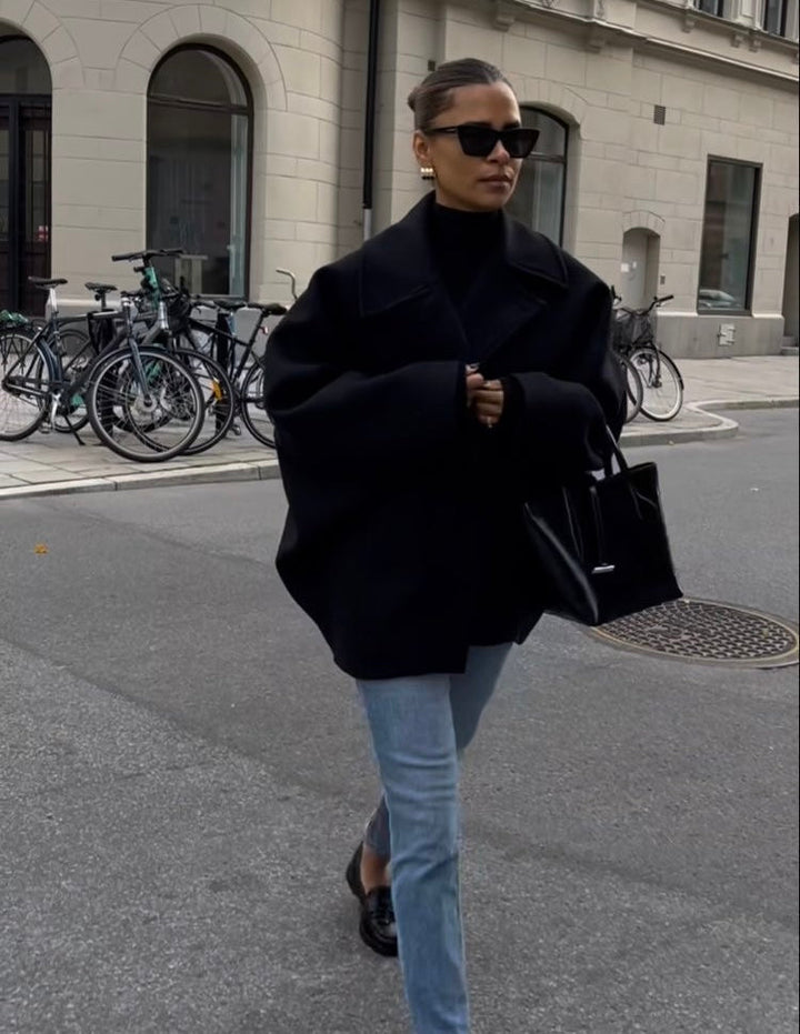 Manteau en Laine Oversize Amélie Femme, vue produit