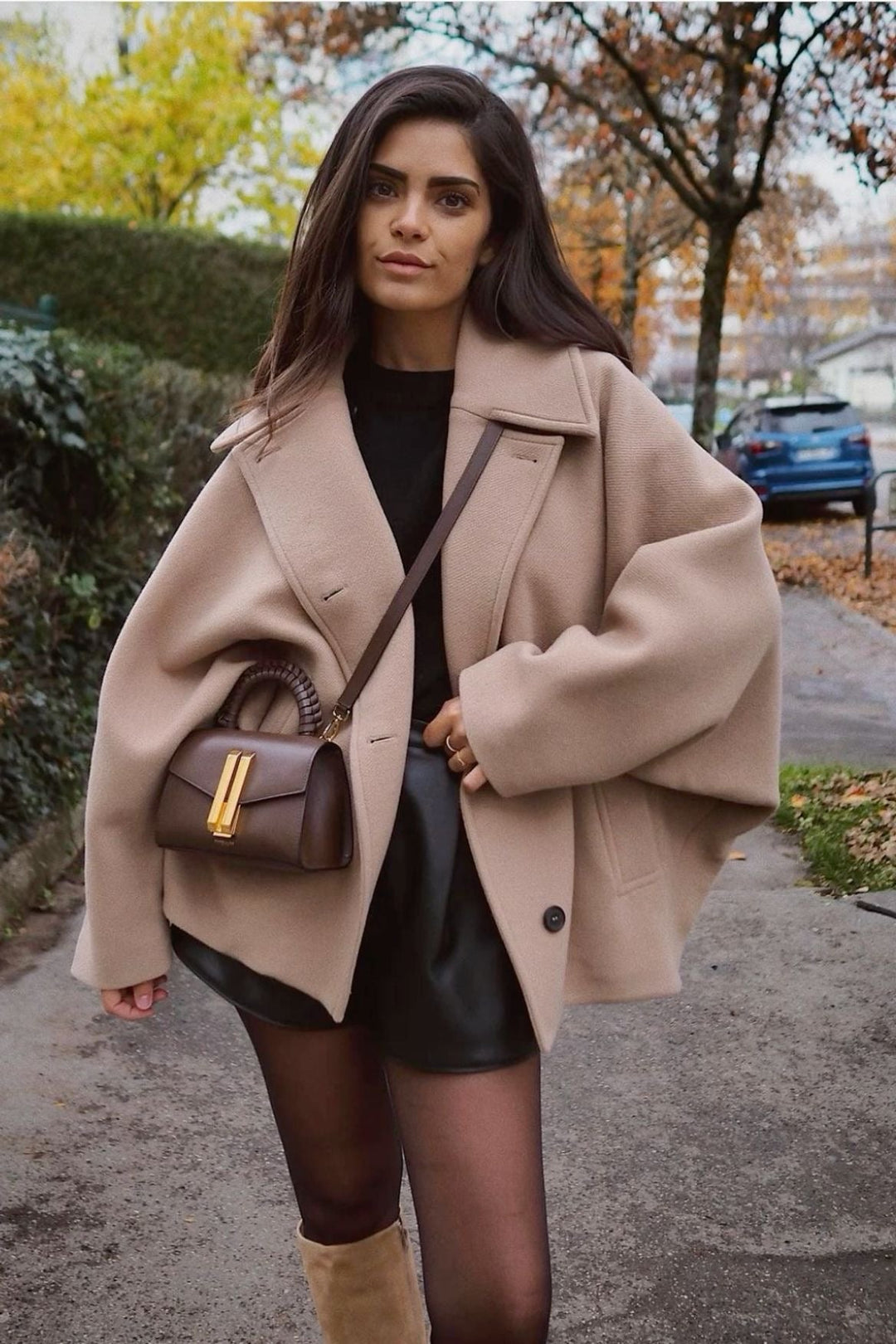Manteau en Laine Oversize Amélie Femme, vue produit