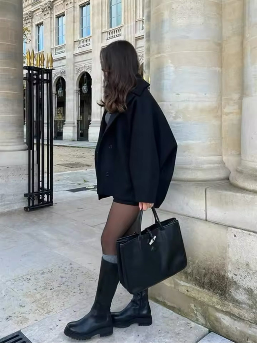 Manteau en Laine Oversize Amélie Femme, vue produit