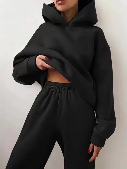 Ensemble Survêtement Manon Femme | Capuche, Intérieur Molletonné 13