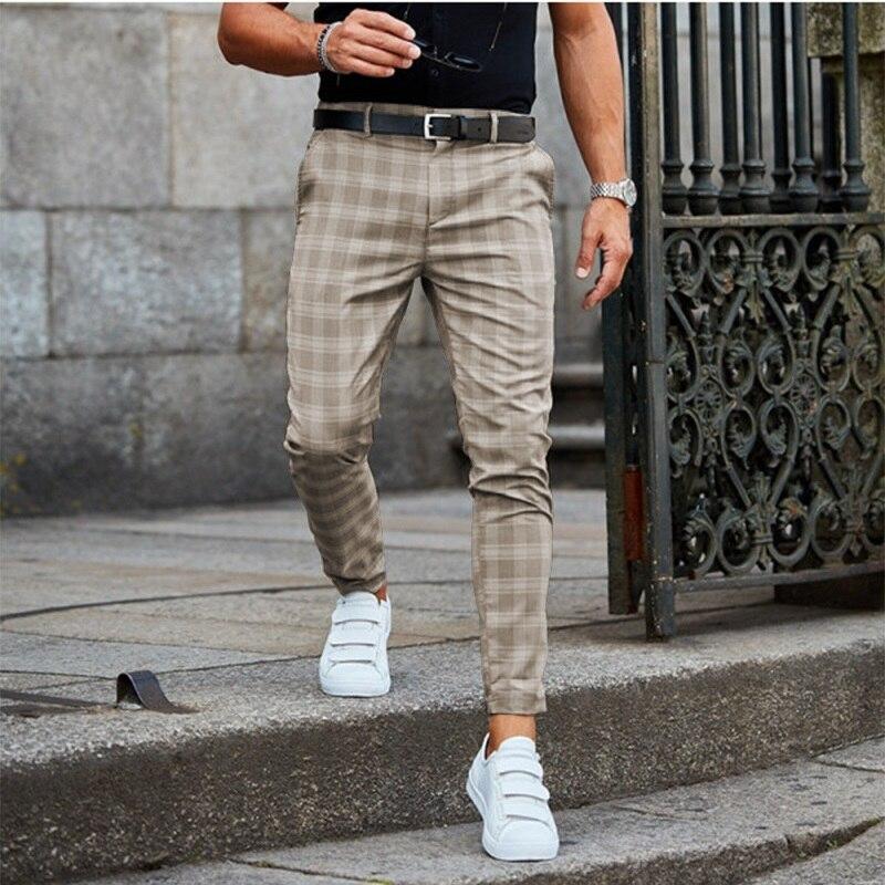 Pantalon à Carreaux Julien | Coton Léger pour Homme, Motif Raffiné 1