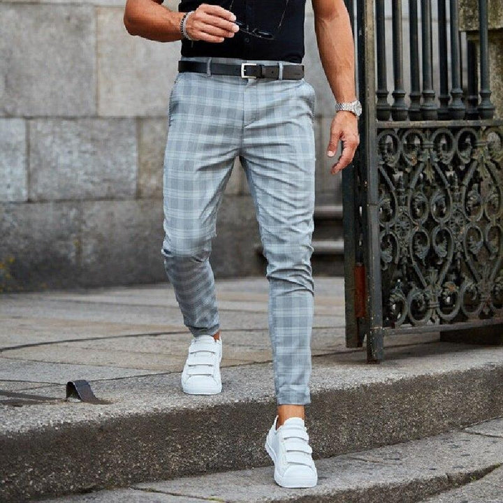 Pantalon à Carreaux Julien | Coton Léger pour Homme, Motif Raffiné 2