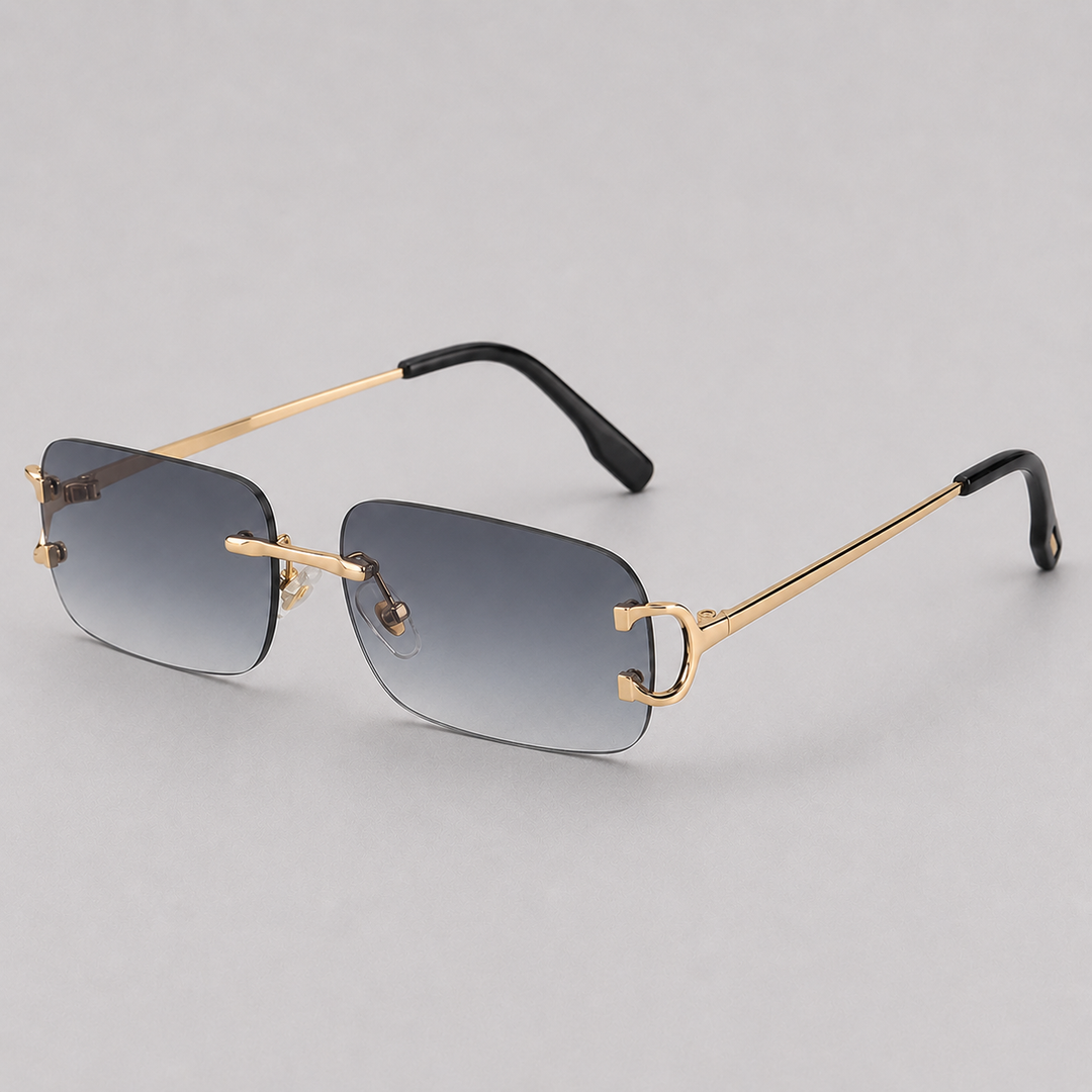 Lunettes de soleil Celvoir | Monture métallique fine & verres dégradés élégants 2