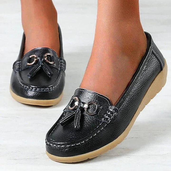 Mocassins Melya | Cuir Véritable, Confort Orthopédique Femme 2