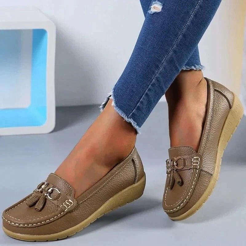 Mocassins Melya | Cuir Véritable, Confort Orthopédique Femme 3