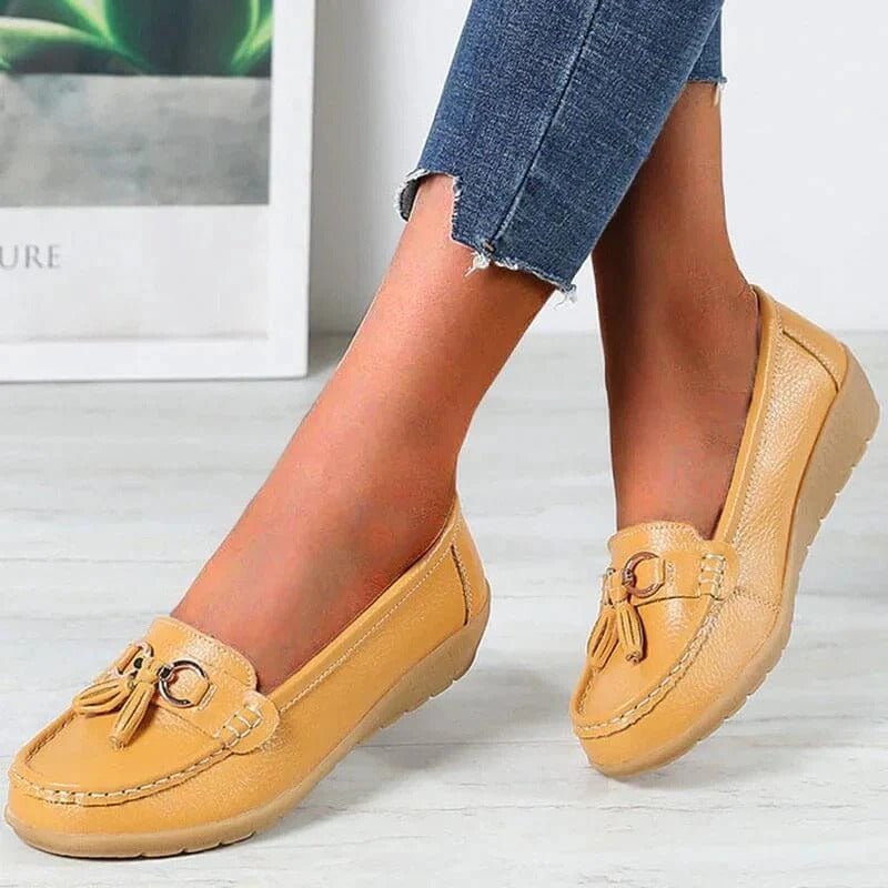 Mocassins Melya | Cuir Véritable, Confort Orthopédique Femme 5