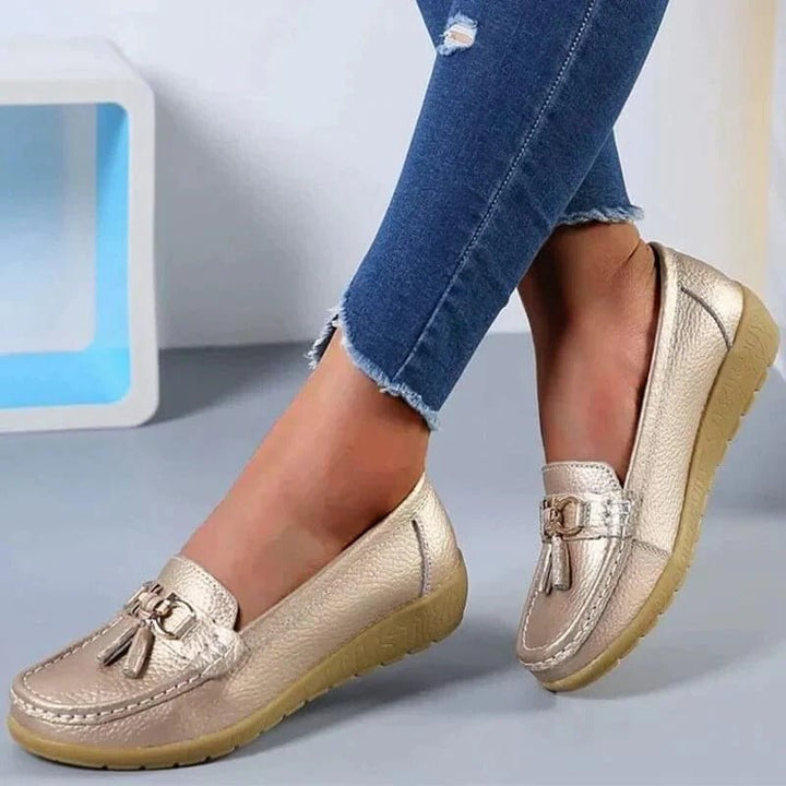 Mocassins Melya | Cuir Véritable, Confort Orthopédique Femme 6