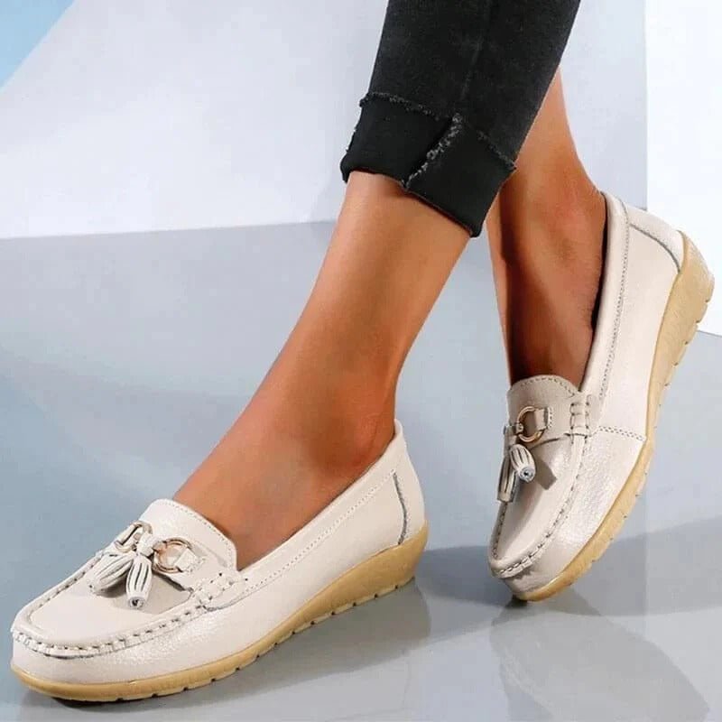 Mocassins Melya | Cuir Véritable, Confort Orthopédique Femme 7