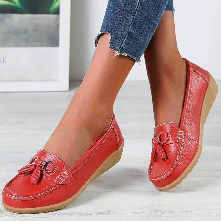 Mocassins Melya | Cuir Véritable, Confort Orthopédique Femme 8