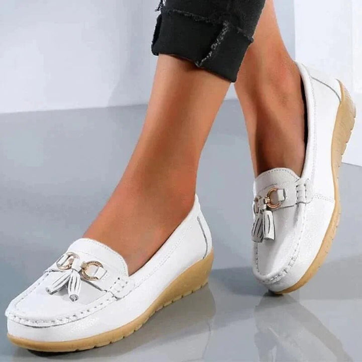 Mocassins Melya | Cuir Véritable, Confort Orthopédique Femme 9