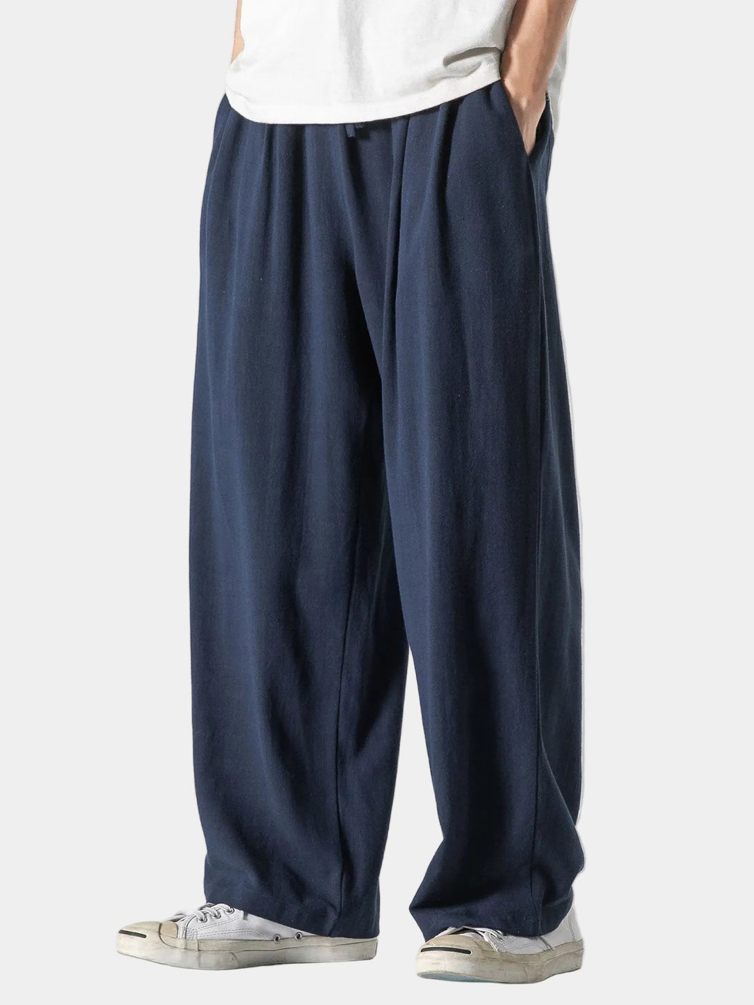 Pantalon Ample Noir Hugo | Taille Élastique & Cordon de Serrage 2