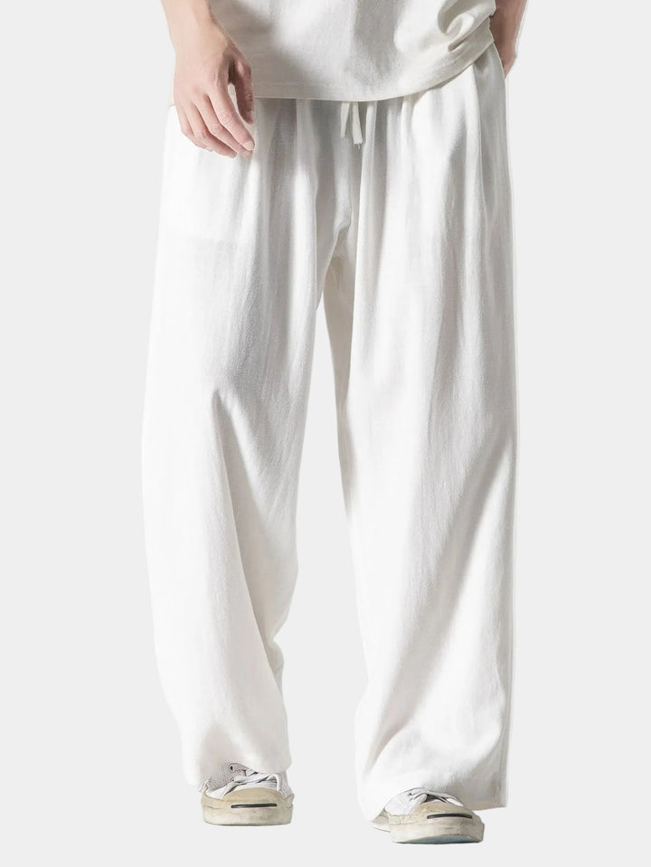 Pantalon Ample Noir Hugo | Taille Élastique & Cordon de Serrage 3