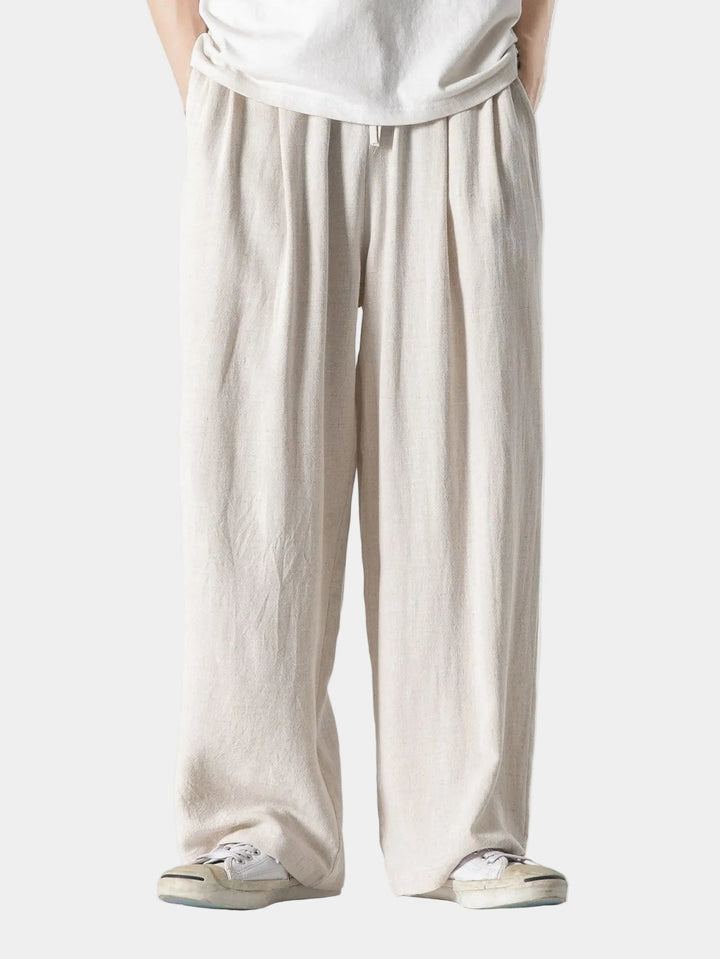 Pantalon Ample Noir Hugo | Taille Élastique & Cordon de Serrage 5