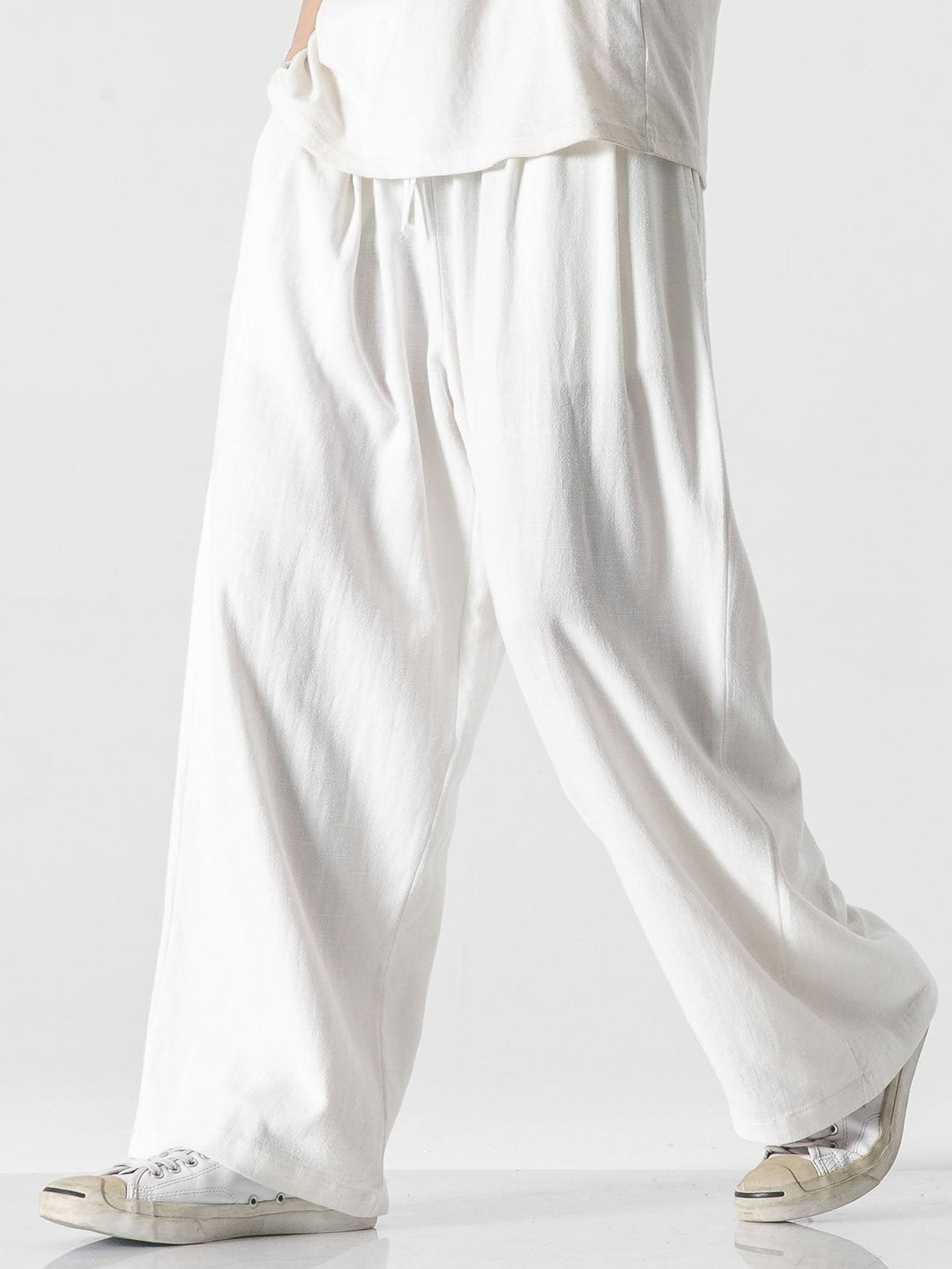 Pantalon Ample Noir Hugo | Taille Élastique & Cordon de Serrage 7