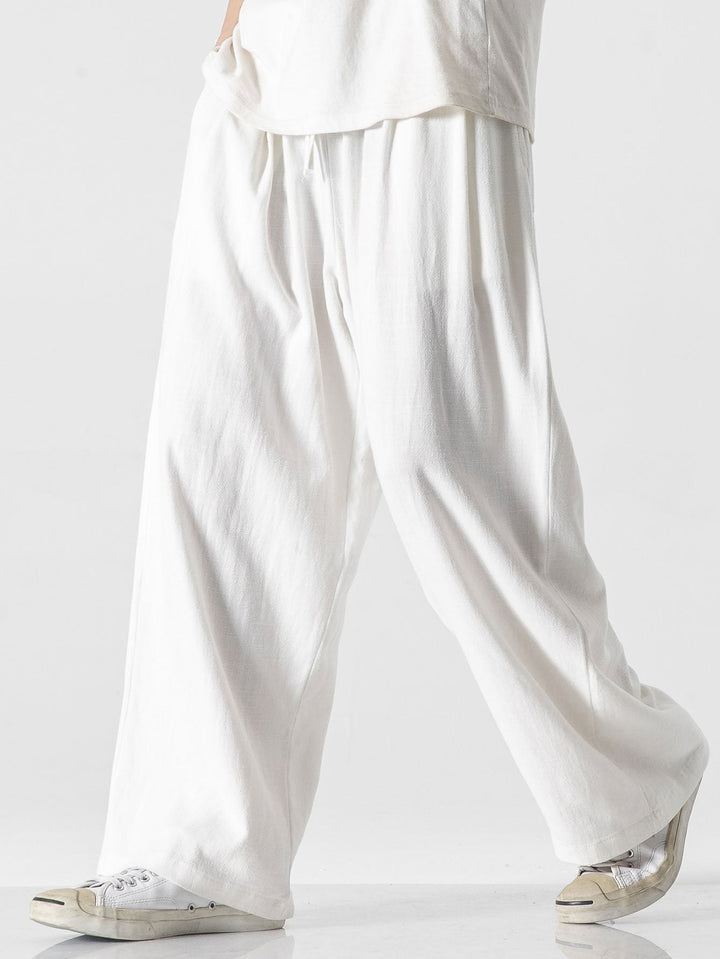 Pantalon Ample Noir Hugo | Taille Élastique & Cordon de Serrage 7