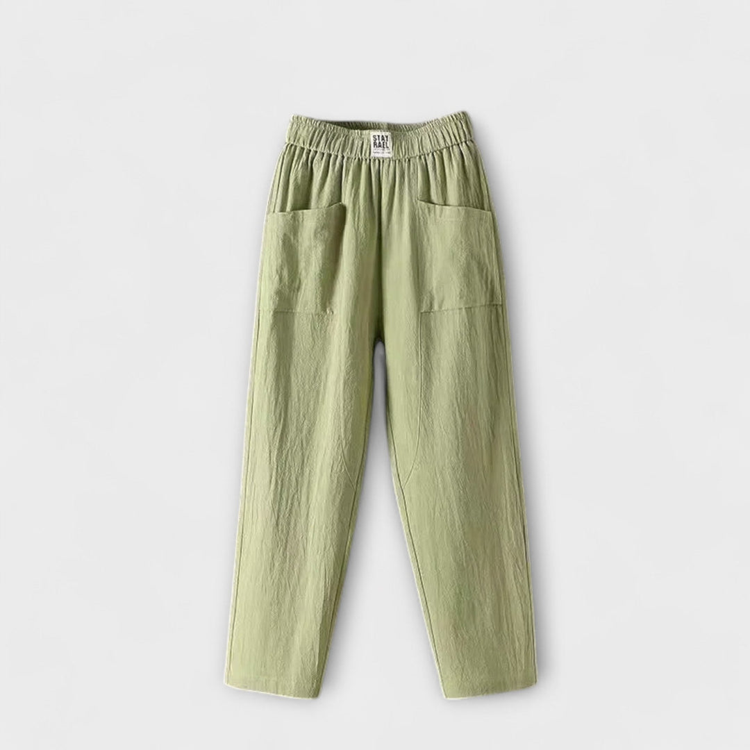 Pantalon Maya | Coton et Lin Léger, Coupe Moderne pour Femme 0