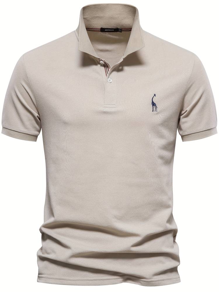 Polo Homme Henry | Slim Fit Bleu Marine, Col Rayé & Détails Contrastés 6