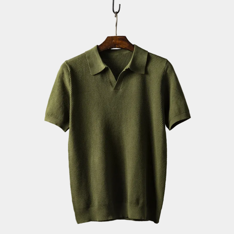 Polo homme Victor | Maille texturée & col classique 0